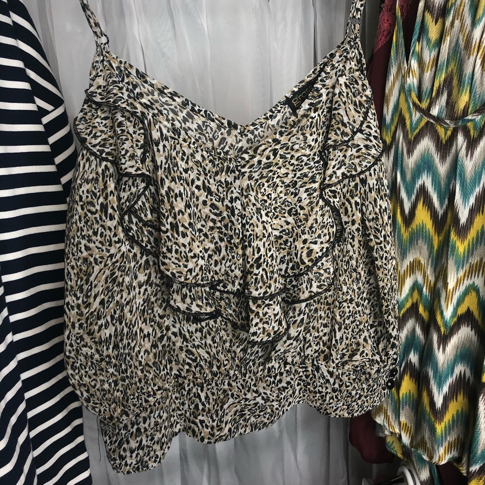 Leopard Print Crop Top